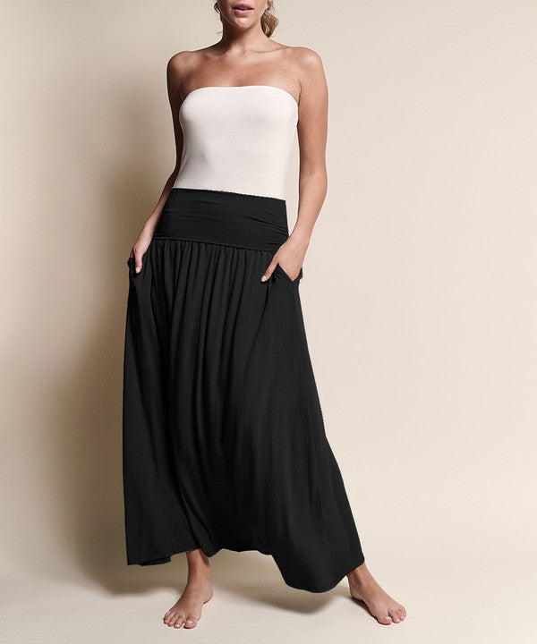 Bamboo Yoga Maxi Skirt