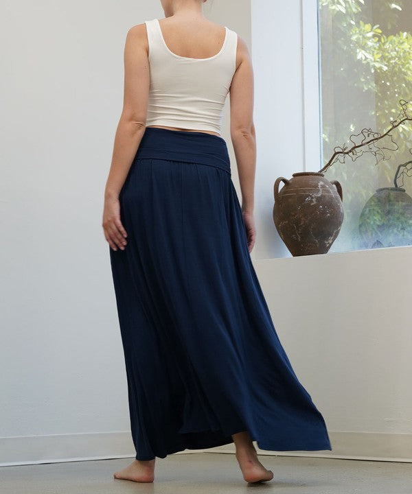 Bamboo Yoga Maxi Skirt