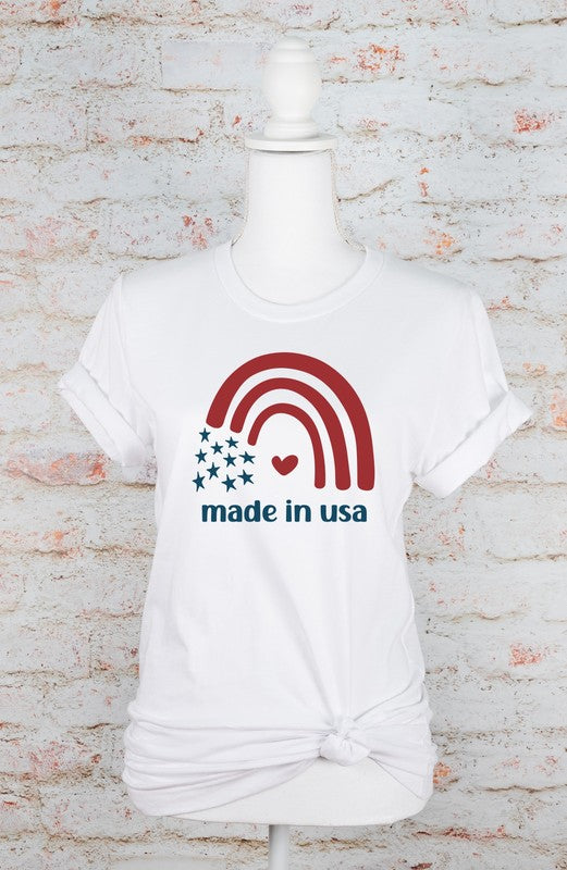 Made in USA Crew Neck Softstyle Tee