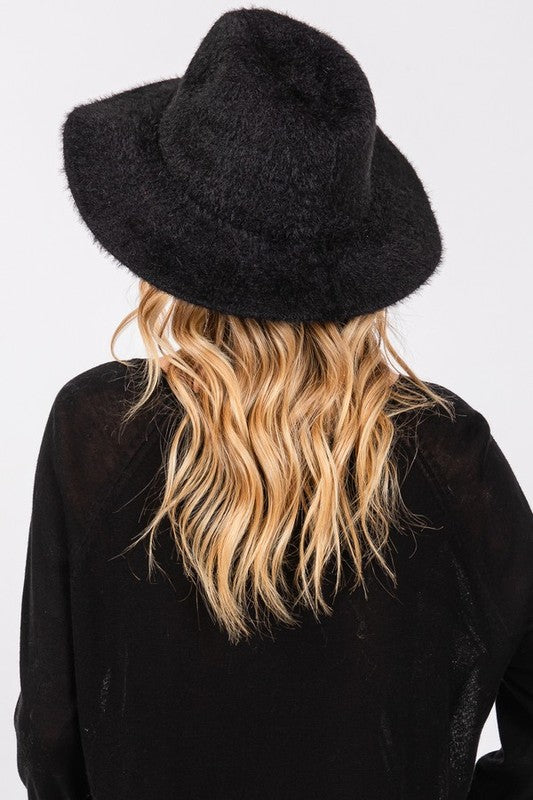 Fuzzy Fedora Hat