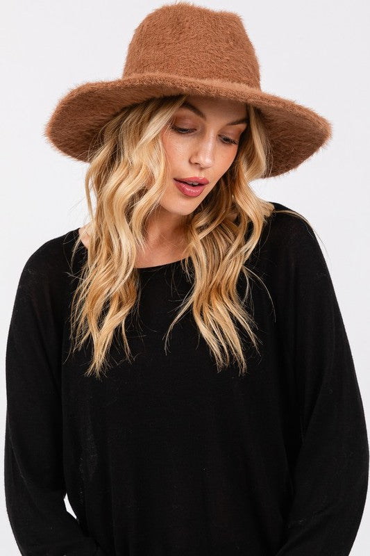 Fuzzy Fedora Hat