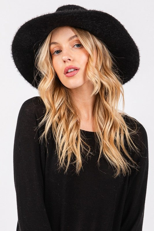 Fuzzy Fedora Hat