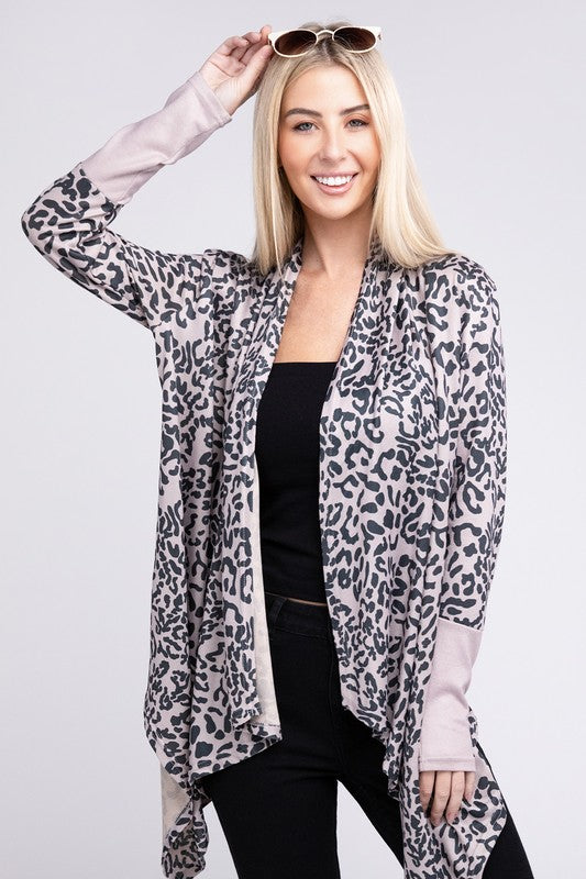 Wild Thing Leopard Print Cardigan