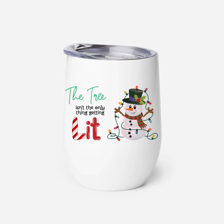 Wine Tumbler: The tree isn't the only thing getting lit