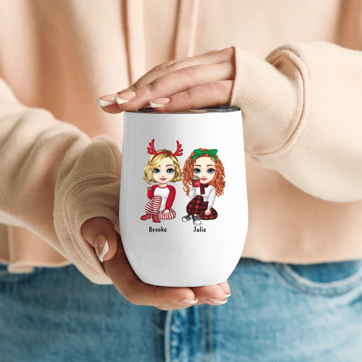 Wine Tumbler: Our Friendship is my Favorite Gift