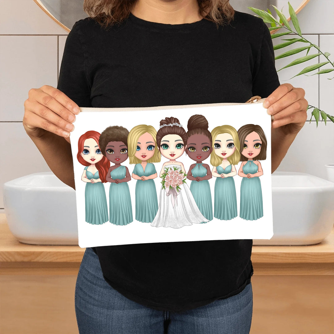 Accessory Pouch with Natural Zipper Large 2