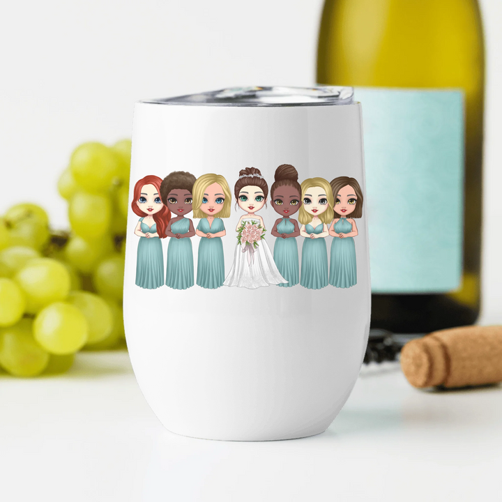 Bridal Party Wine Tumbler