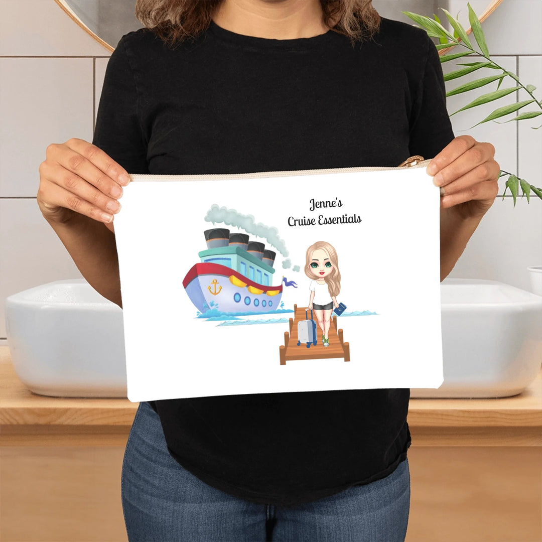 Accessory Pouch with Natural Zipper Large 2