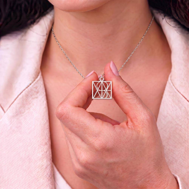 Geometric Monogram Necklace