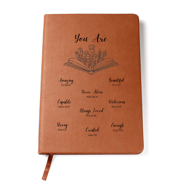 *vegan* Leather Journal - You are Everything