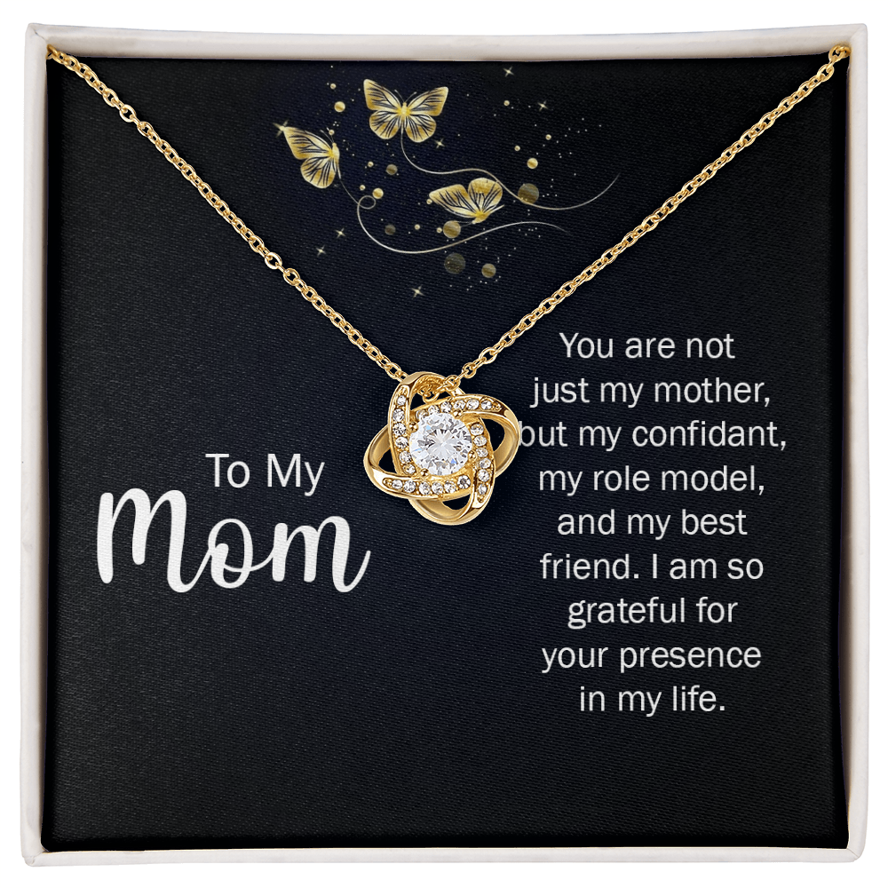 To My Mom - Eternal Knot Necklace