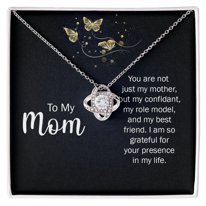 To My Mom - Eternal Knot Necklace