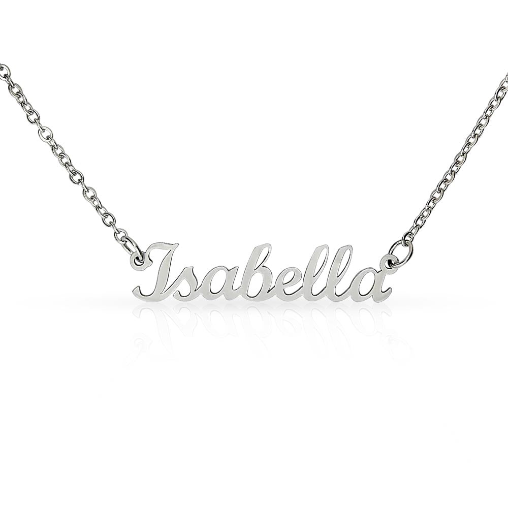 Personalized Script Name Necklace