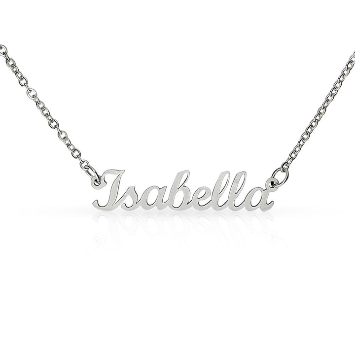Personalized Script Name Necklace