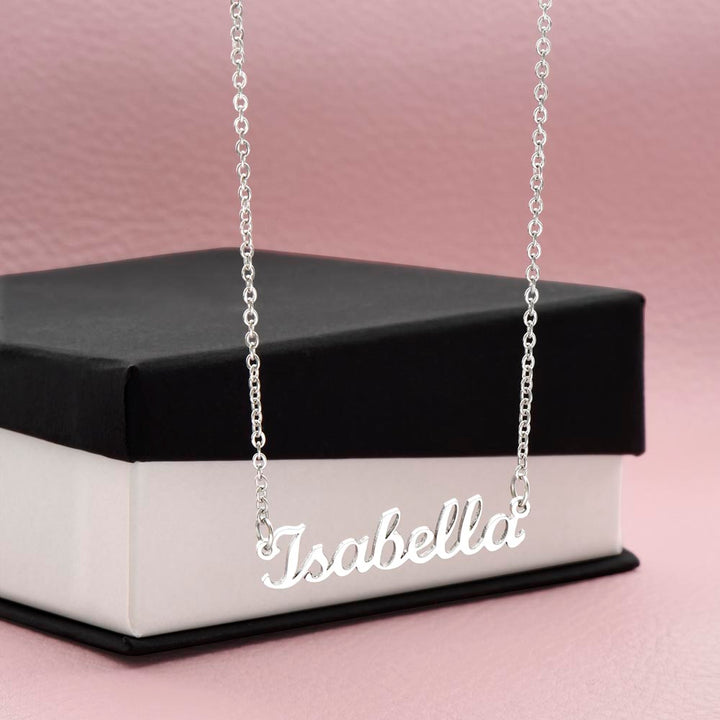 Personalized Script Name Necklace