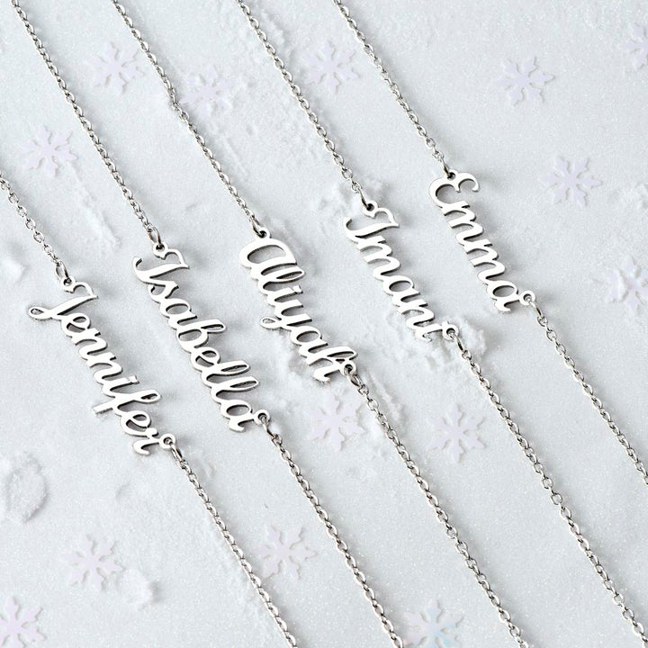 Personalized Script Name Necklace