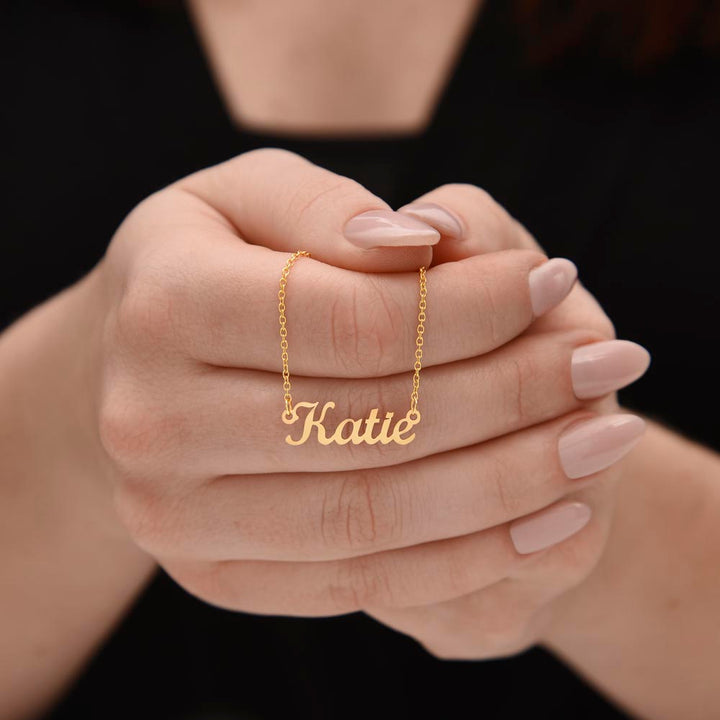 Personalized Script Name Necklace