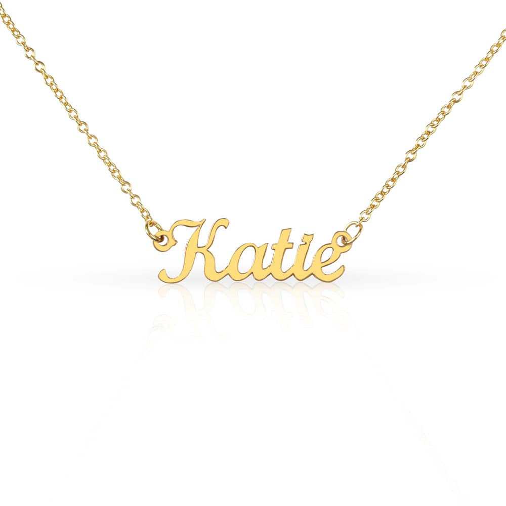 Personalized Script Name Necklace