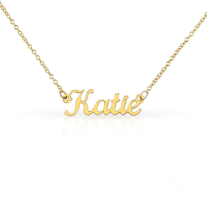 Personalized Script Name Necklace