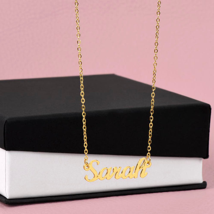Personalized Script Name Necklace