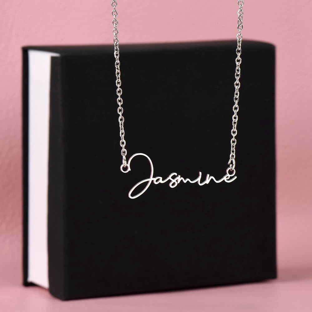 Personalized Cursive Name Necklace
