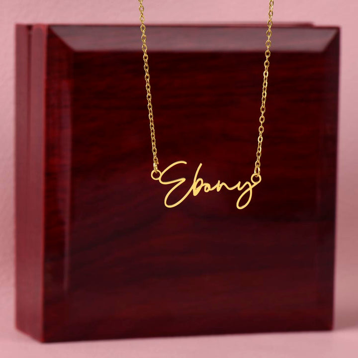 Personalized Cursive Name Necklace