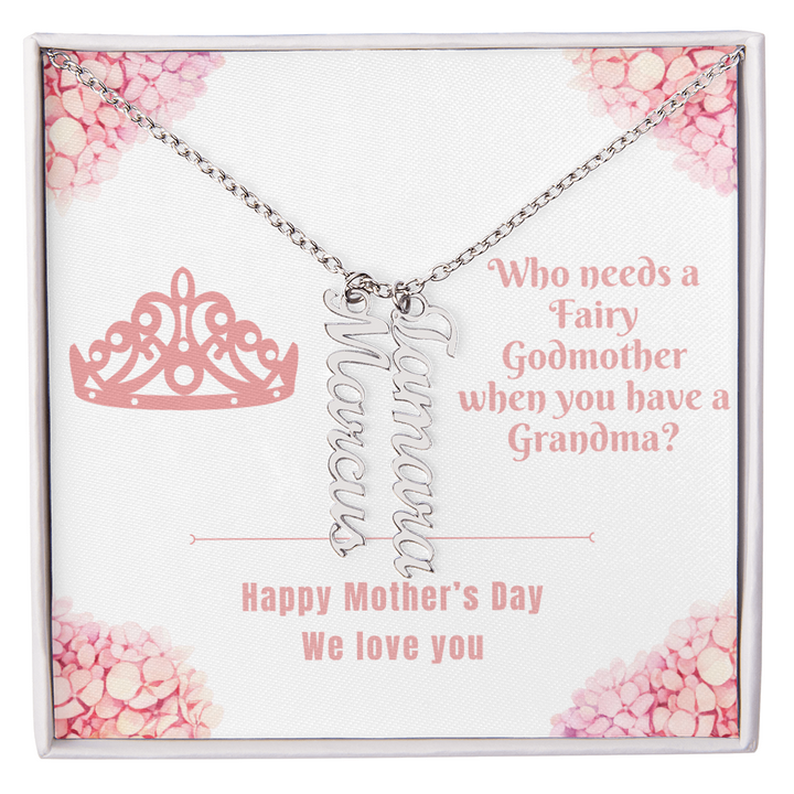 Multi-name Necklace for Grandma