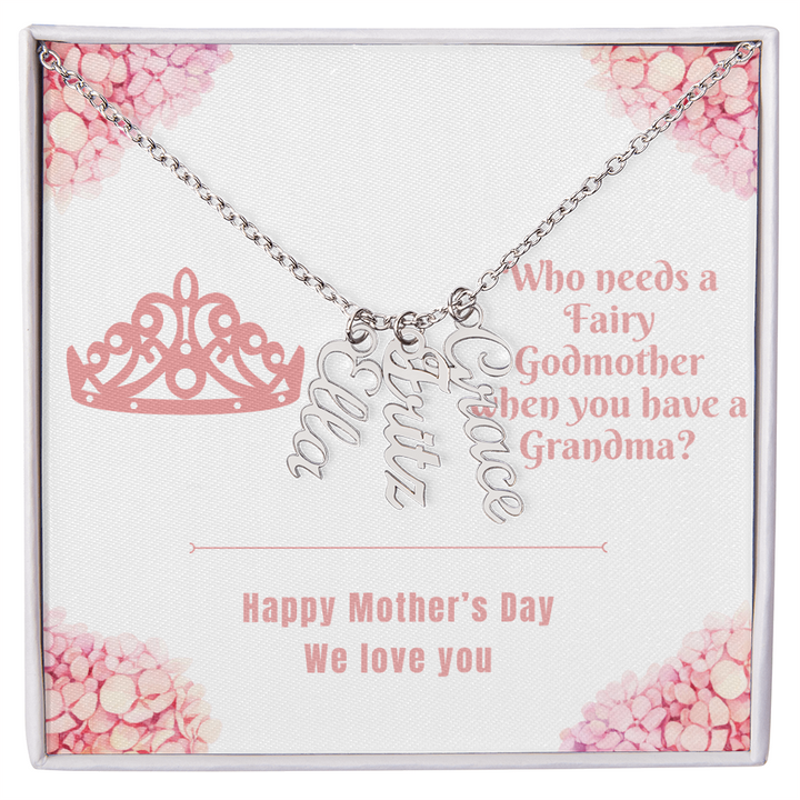 Multi-name Necklace for Grandma