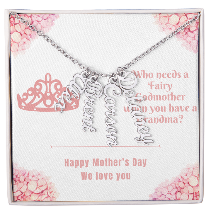 Multi-name Necklace for Grandma