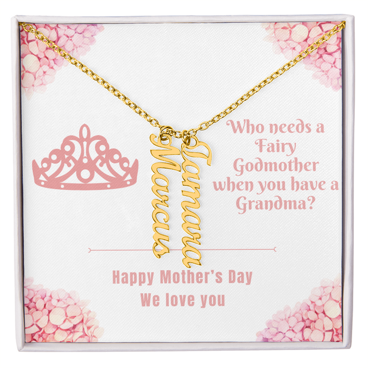 Multi-name Necklace for Grandma