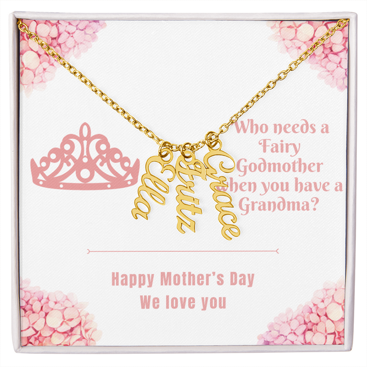Multi-name Necklace for Grandma