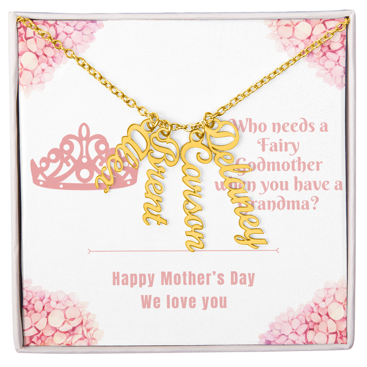 Multi-name Necklace for Grandma