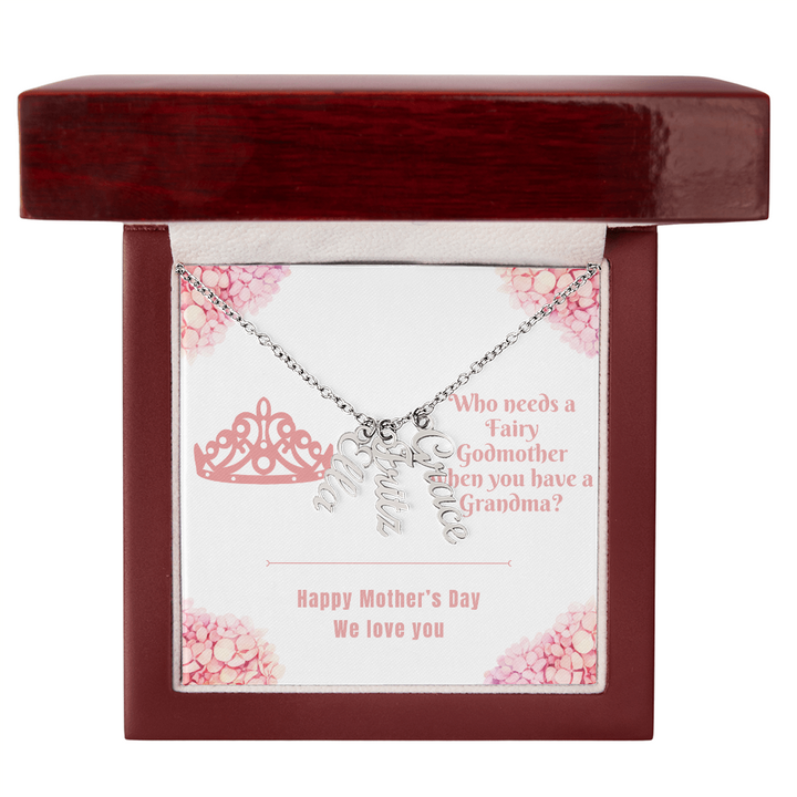 Multi-name Necklace for Grandma