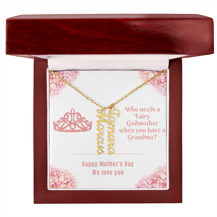 Multi-name Necklace for Grandma
