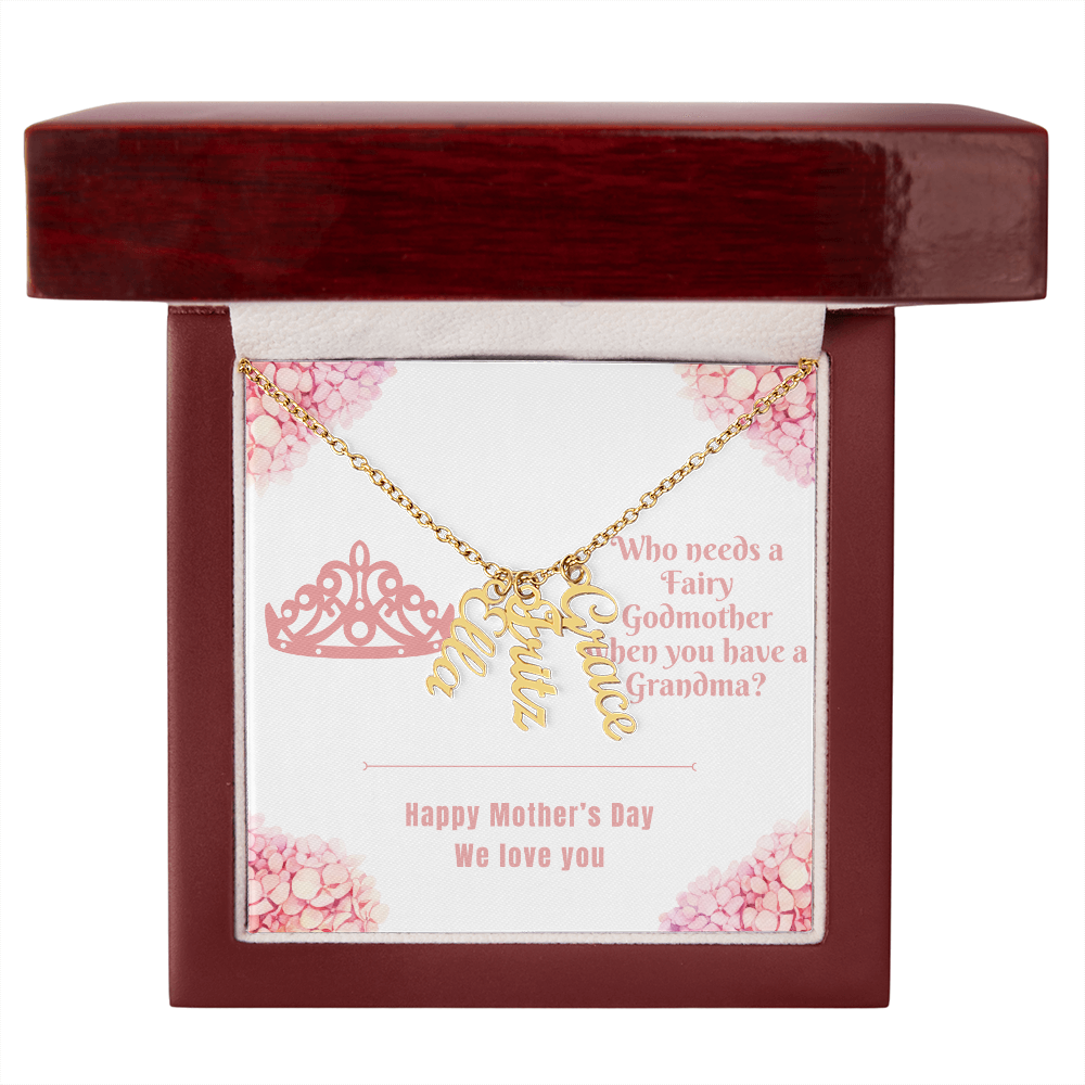 Multi-name Necklace for Grandma