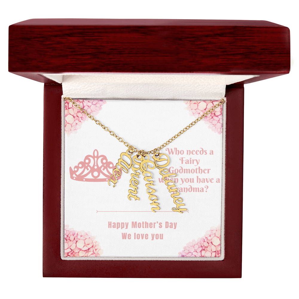 Multi-name Necklace for Grandma