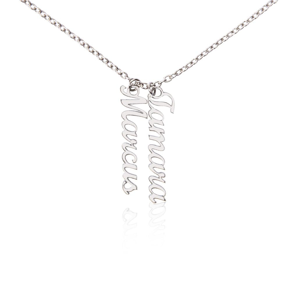 Her Story - Vertical Multi-Name Necklace for Her