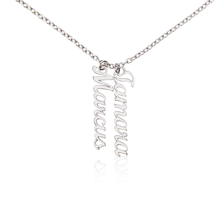 Her Story - Vertical Multi-Name Necklace for Her
