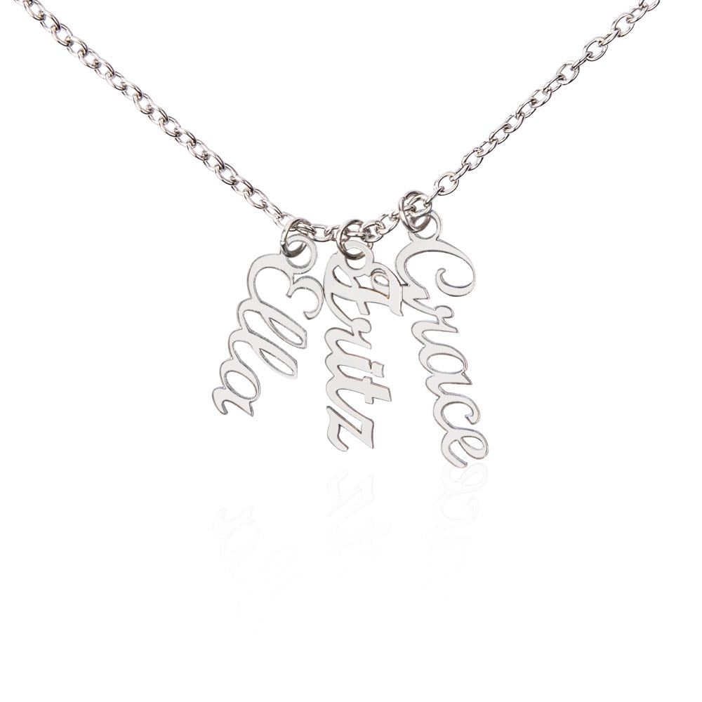 Her Story - Vertical Multi-Name Necklace for Her