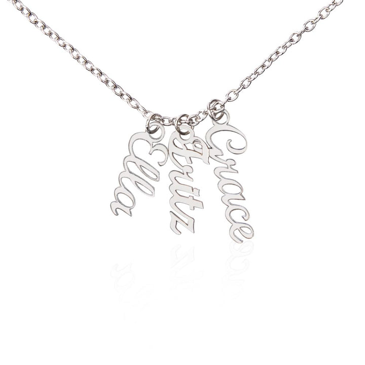 Her Story - Vertical Multi-Name Necklace for Her