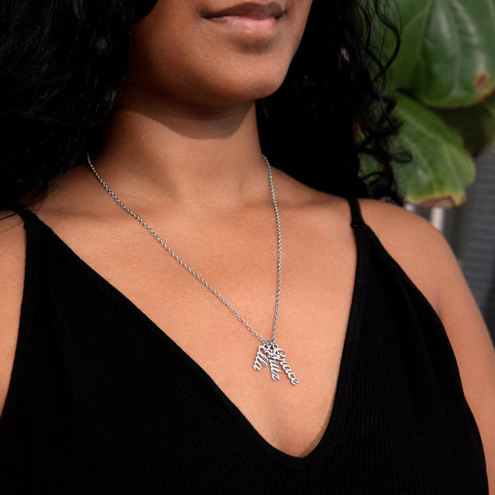 Her Story - Vertical Multi-Name Necklace for Her