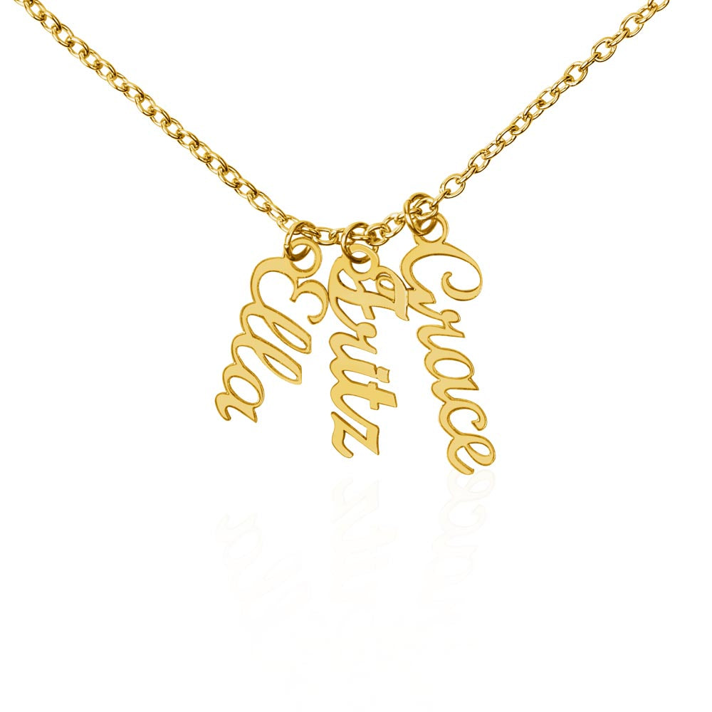 Her Story - Vertical Multi-Name Necklace for Her