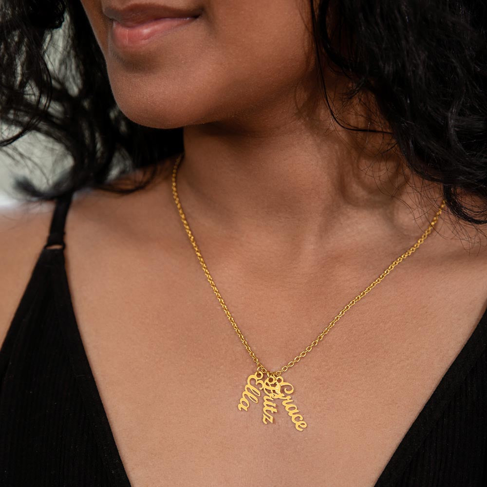 Her Story - Vertical Multi-Name Necklace for Her