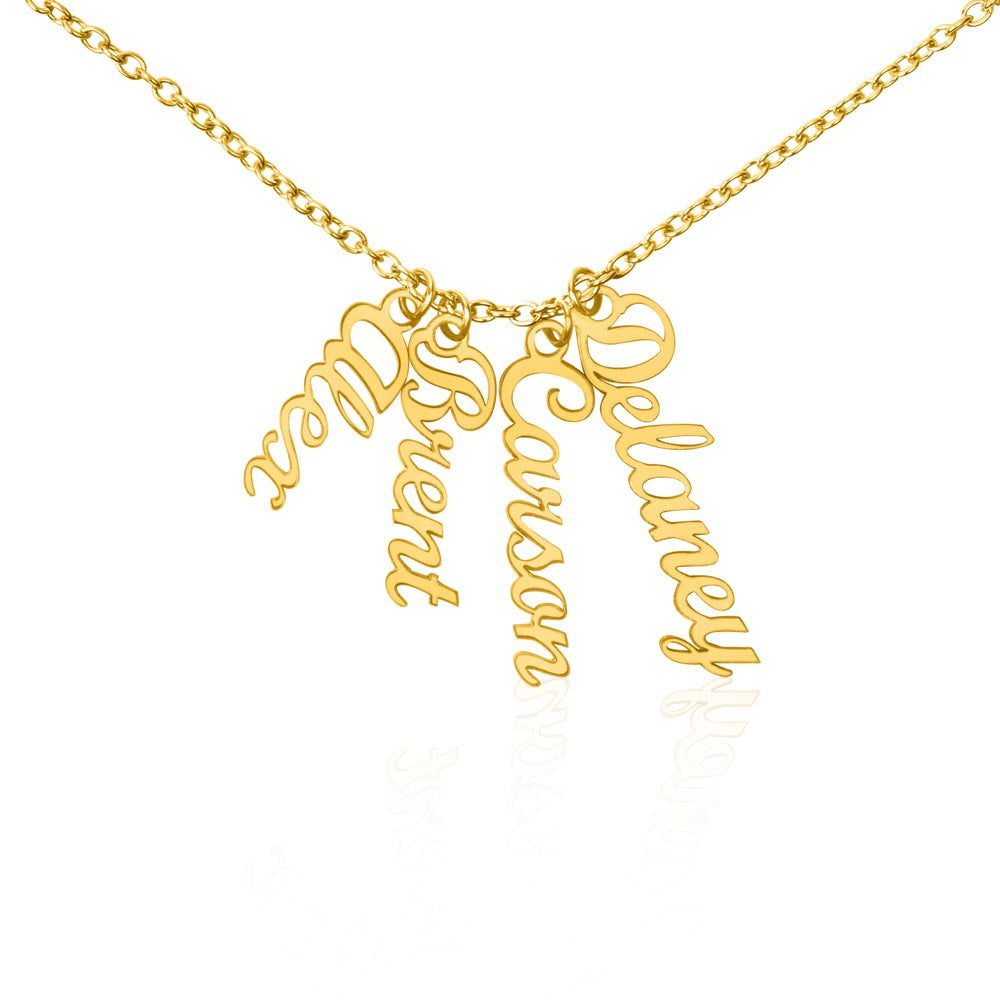 Her Story - Vertical Multi-Name Necklace for Her
