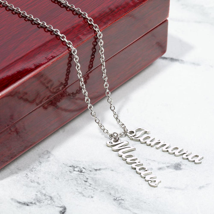 Her Story - Vertical Multi-Name Necklace for Her
