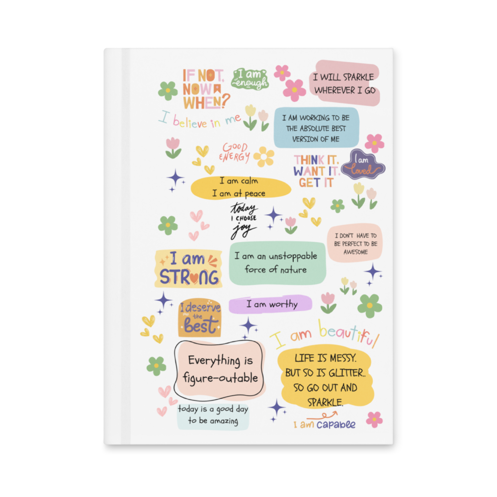 Sweet Affirmations Hardcover Pocket Journal