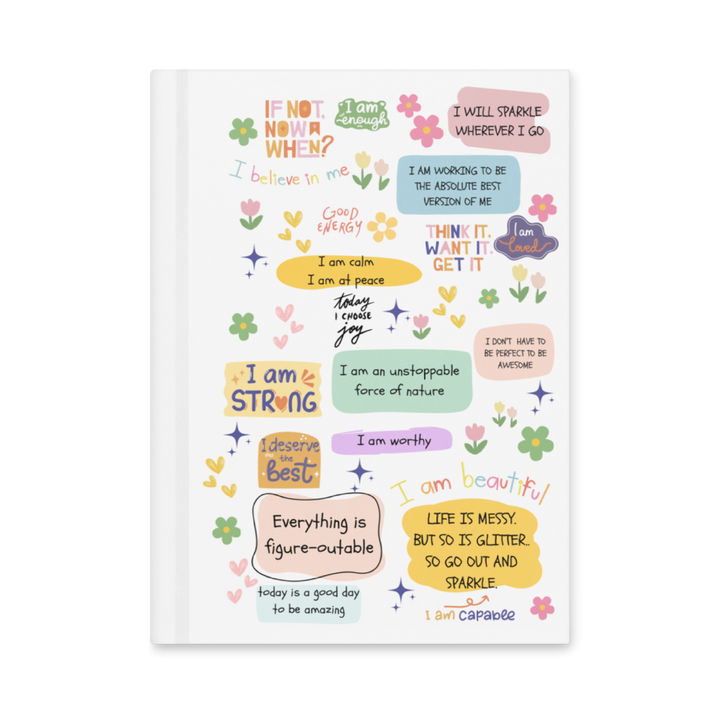 Sweet Affirmations Hardcover Pocket Journal