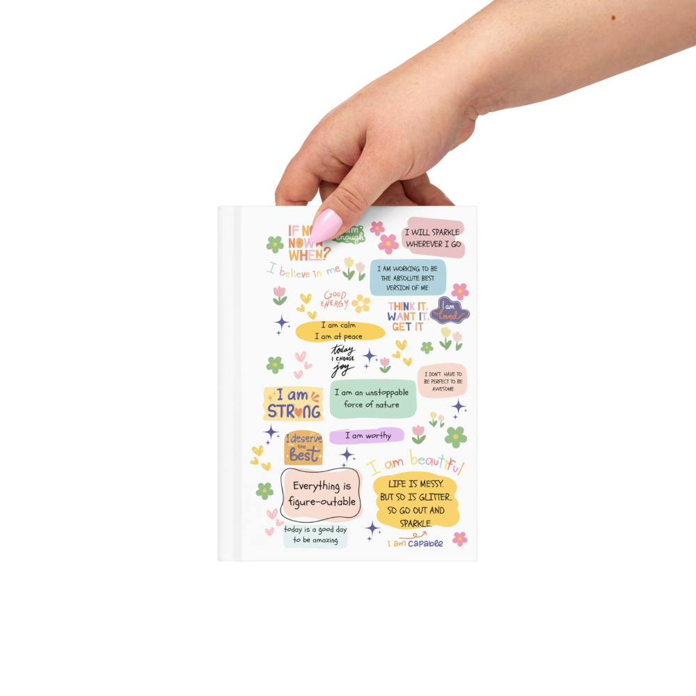 Sweet Affirmations Hardcover Pocket Journal