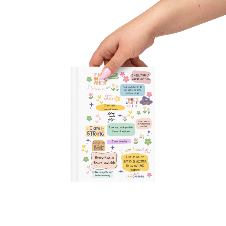 Sweet Affirmations Hardcover Pocket Journal